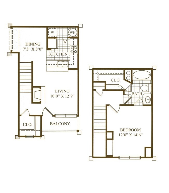 A3 - 1 Bedroom 1140 floor plan